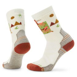 Smartwool Hike Full Cushion Alpine Perch Crew Sock Women's in Natural